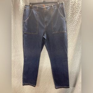 Elastic waist jeans